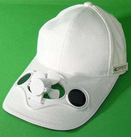 solar fan baseball cap